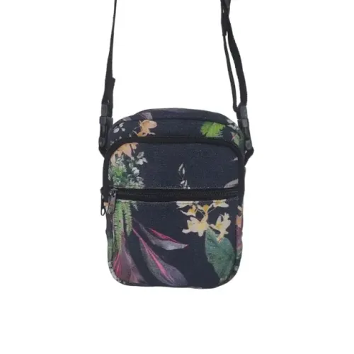 Shoulder Bag Estampada Flores Transversal Tiracolo Bolsa Lateral