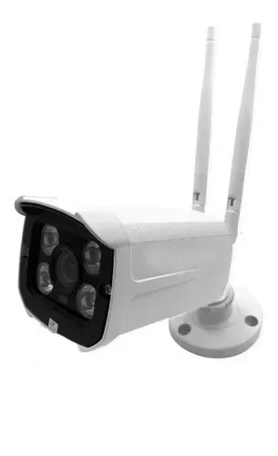 Camera Ip Segurança Super Hd Wifi Externo/interno Tf Card Cor Branco