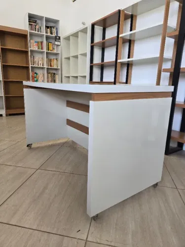 Mesa 100% MDF DALLA COSTA NOVA! montagem grátis em todo DF 
