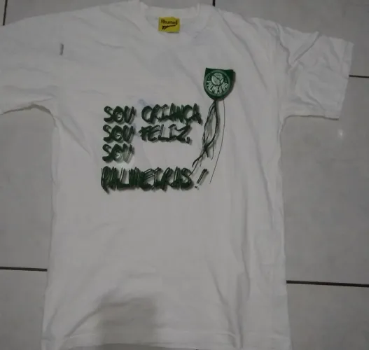 Camiseta Original Palmeiras - Sou Criança, Sou Feliz, Sou Palmeiras!