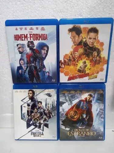 Coleção Marvel Studios 4 blu-ray originais