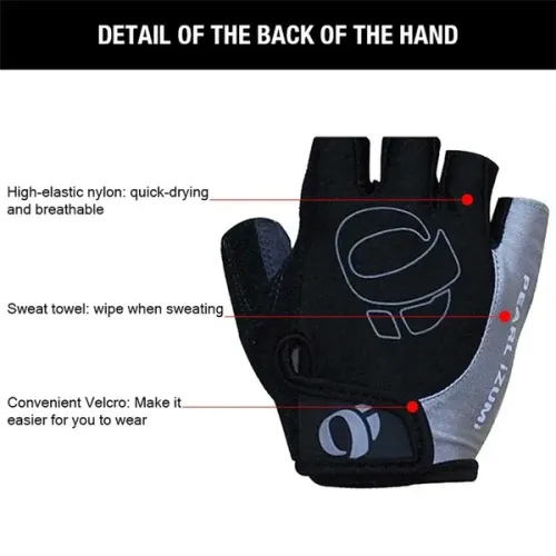 Luva Para Ciclista Com Gel Super LX cinza