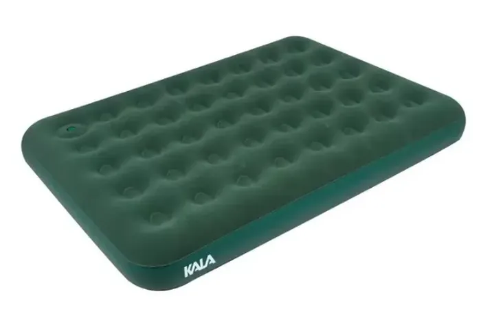 colchao inflavel casal verde c bomba 191x137x22cm kala 631310