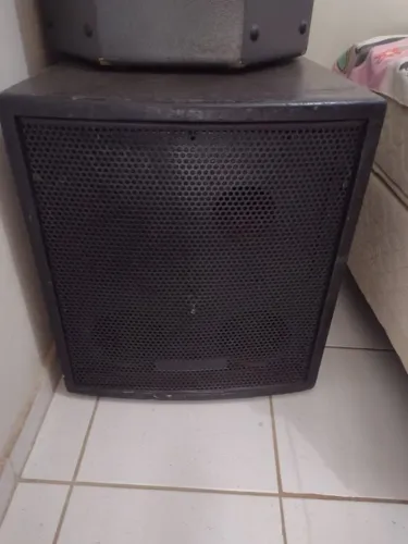 Par de sub ativo passivo Unic sb 1000 15 pol