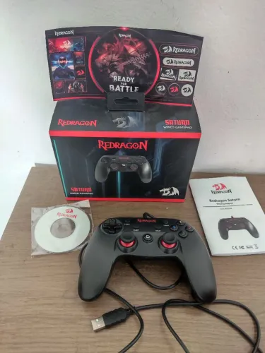 Controle gamer redragon saturn NOVO!