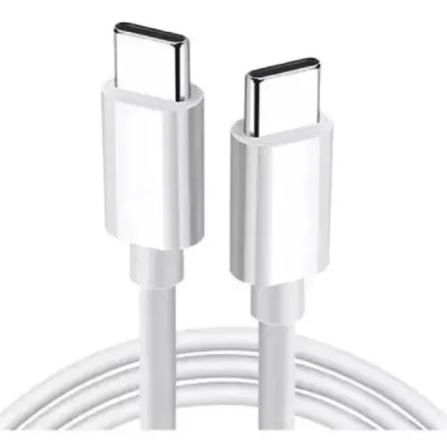 Cabo USB-C para Type C - Cabo de Dados  e Carregamento Turbo 1 Mt