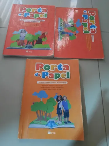 LIVRO PORTA DE PAPEL ALFABETIZAÇÃO LINGUA PORTUGUESA