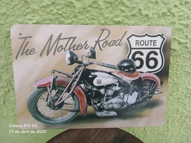 Placa Decorativa em lata