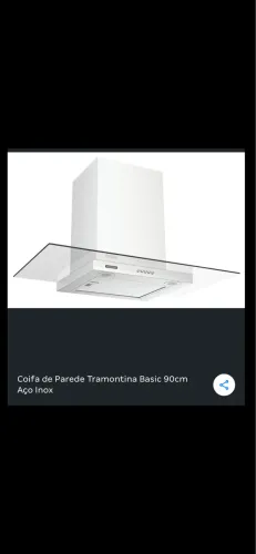 Coifa de Parede Tramontina Basic Inox 90 cm