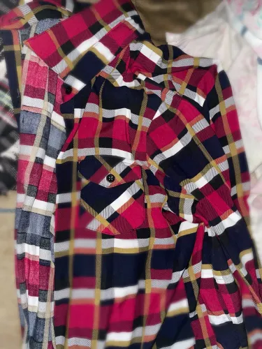 camisa xadrez listrada 25,00