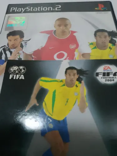 Card  Figurinha Peça de Colecionador Play 2 Fifa Football 2004 Excelente Estado