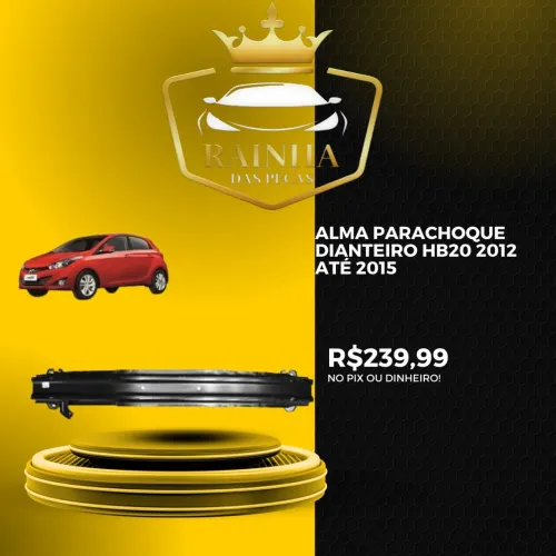 Alma Parachoque Dianteiro Hb20 2012 até 2015 