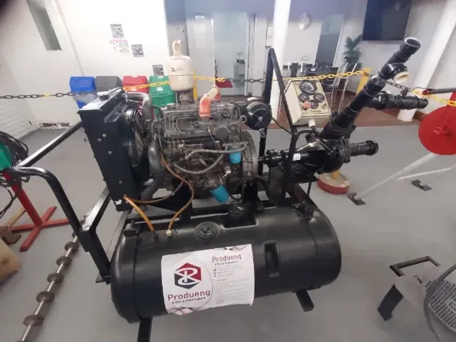 Bomba de Dragagem a Combustão