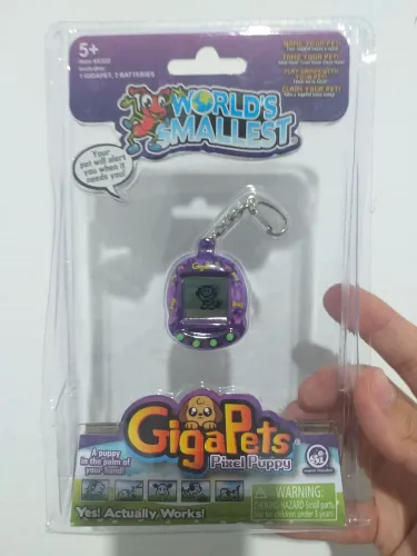 Tamagotchi Giga Pets Pixel Puppy - World's Smallest