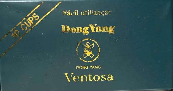 Kit ventosa 10 cups. Quase sem uso  