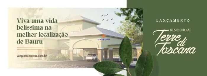 Lote Terre Di Toscana para à venda no bairro Chácaras Cardoso em Bauru - Imobiliária em Ba