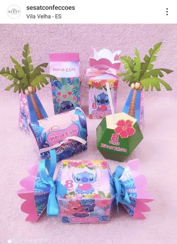 Lembrancinhas Stitch Personalizadas - pra festa de aniversário 