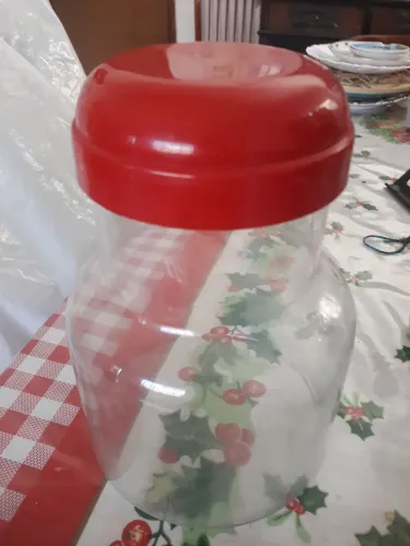 Pote de vidro hermético