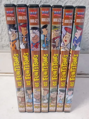 Coletânea Os Flintstones são 7 dvd em estado de conservação maravilhoso