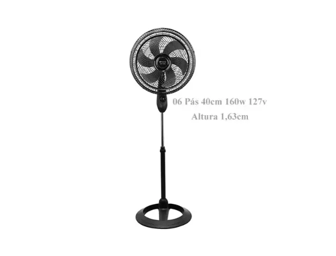 Ventilador de Coluna Prime Air Maxx Force, 06 Pás 40cm 160w 127v  