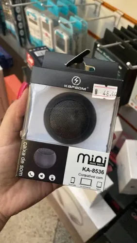 Caixinha Som Bluetooth Tws Metal Amplificada Mini Speaker 