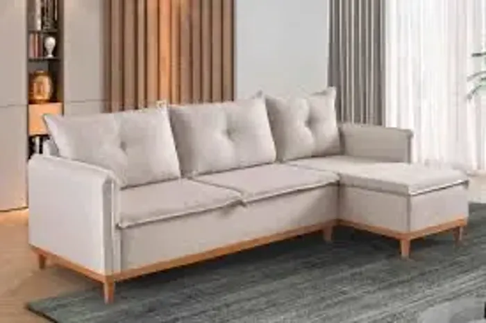 Sofá chaise e Orlando 240 cm- FRETE GRATIS / ENTREGA HOJE!! 