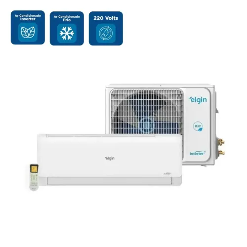 Ar Cond Split Inverter 9000 Elgin Eco Inverter II- Wi-Fi - 220v NOVO