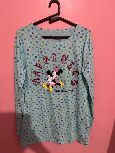 Camisola Mickey e Minnie Happiness TAM G (novo) 