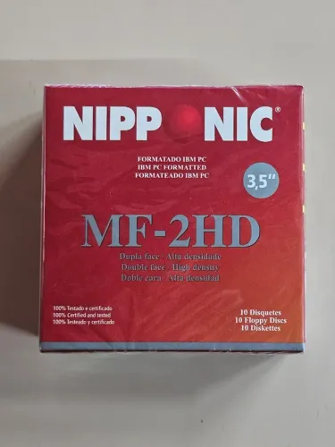 Disquete Nipponic 1 Unidade 2hd 1.44mb Cor Preto