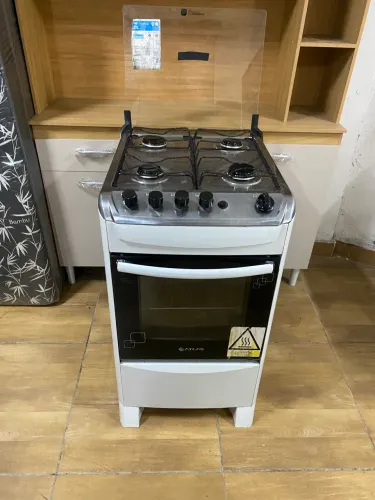 Fogão atlas 4 bocas branco funcionando perfeitamente