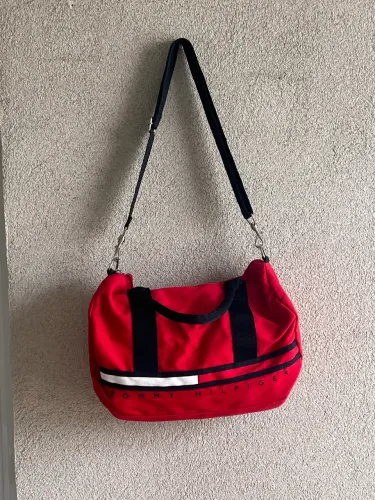 Bolsa duffle bag Tommy Hilfiger original Vermelho