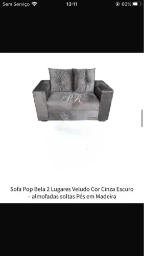 Sofá de dois lugares por apenas 380,00. 