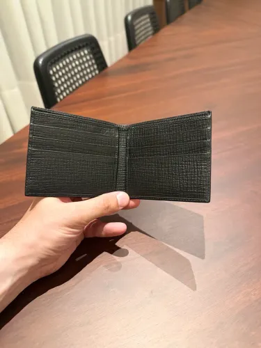 Carteira DOLCE & GABBANA Black Leather Artist Patch Bifold Wallet