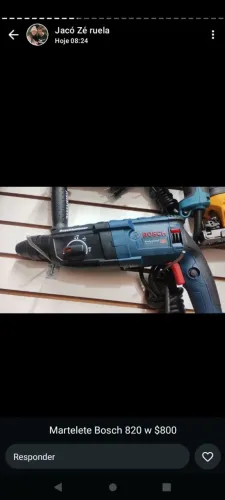 Furadeira e martelete 820w Bosch 