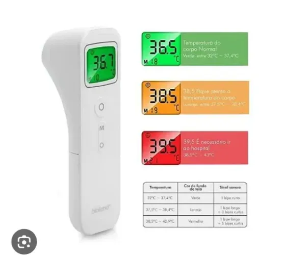 TERMÔMETRO INFRAVERMELHO DE TESTA BIOLAND 