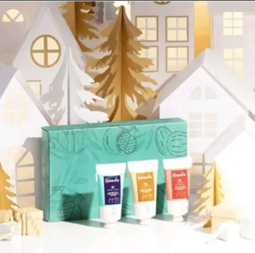 Presente Natal kit com 3 mini cremes Hands Hinode para as mãos