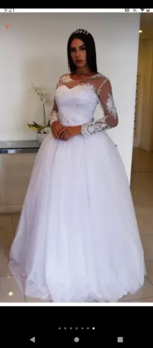 Vestido de noiva elegante