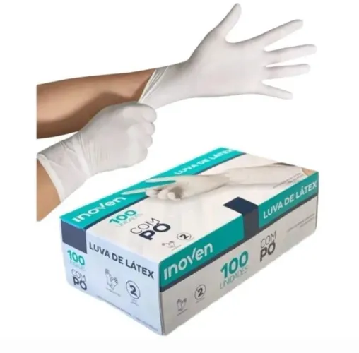 Vendo Luva de Látex Inoven\Talge - Ideal para Saúde, Estética e Limpeza