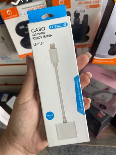 Cabo Adaptador iPhone + P2/ios Femea It-blue Le0155 - R-51