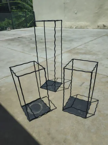 3 suporte ferro decoração