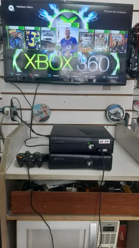 XBOX RGH + JOGOS NA MEMÓRIA.  GARANTIA, PARCELO 12X. LOJA