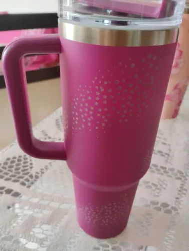 Copo Termico Aço Inox Barbie 1200Ml