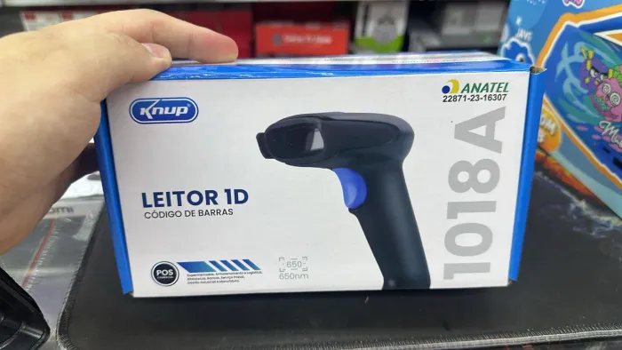 Leitor Código de Barra Knup sem Fio 