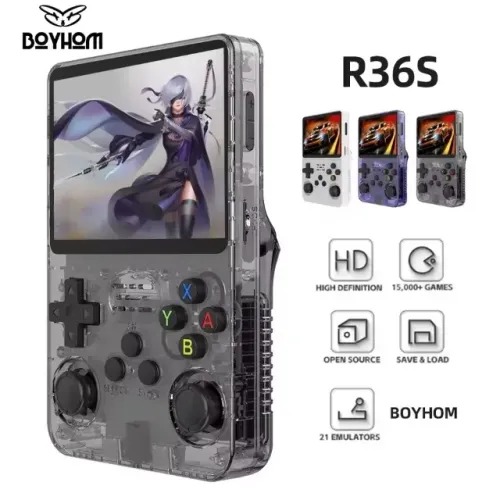 Video Game Retrô R36s, Milhares de Jogos, 64gb, Nintendo, PS1