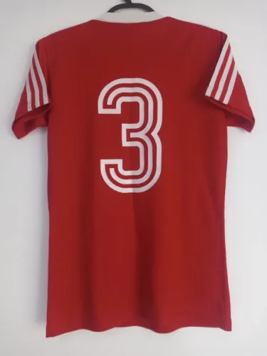 Camisa Bayern Munich Mundial Clubes 1976 #3 Udo Horsmann Jogo Certificada