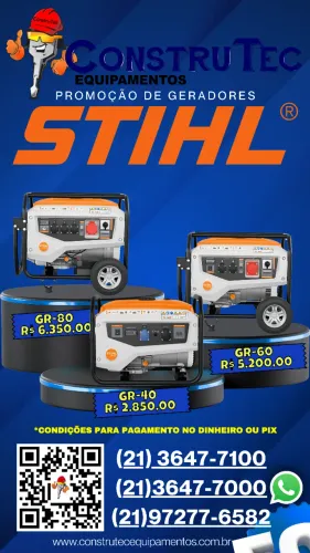 GERADORES STIHL GR 40 / GR 60 / GR 80