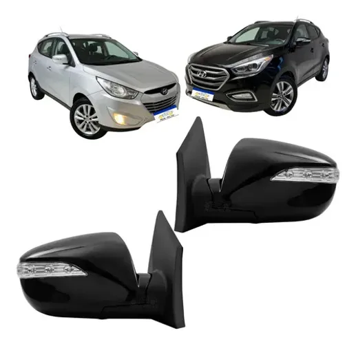 Retrovisor Ix35 2010 2011 2012 2013 2014 Par Elétrico C/led