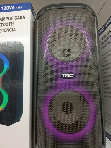Caixa de Som Amplificada com Bluetooth TRC 120W RMS