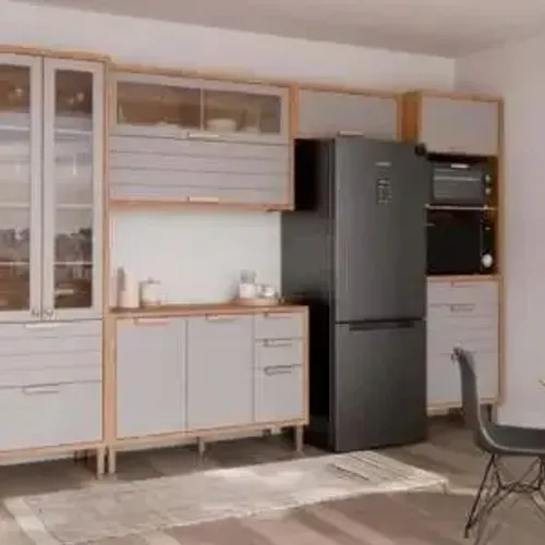 COZINHA MODULADA ELOISE COM VIDRO REFLECTA