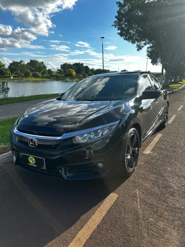 Honda Civic EX Aut, IPVA Pago, Aceita troca